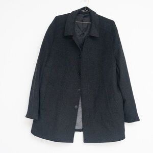 Nordstrom Men's Black Pea Coat